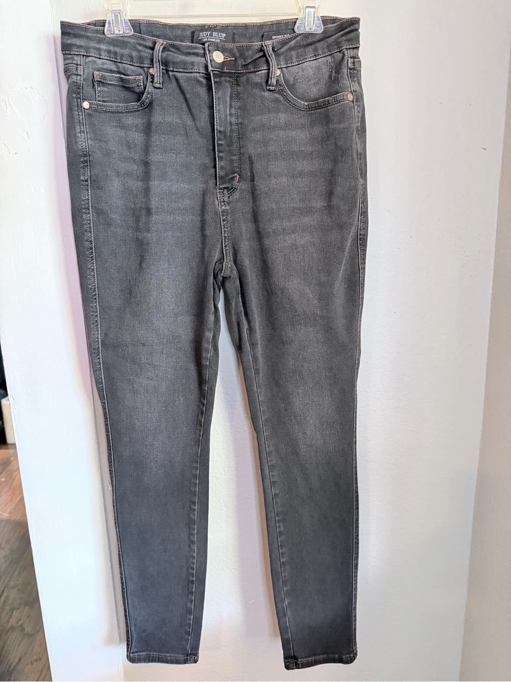 Judy Blue high-rise skinny washed gray-black Jeans Women 15/32